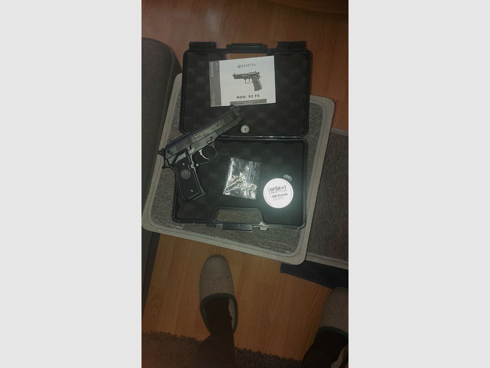 Verkaufe CO2 Pistole Beretta M92FS 4,5 mm Diabolo