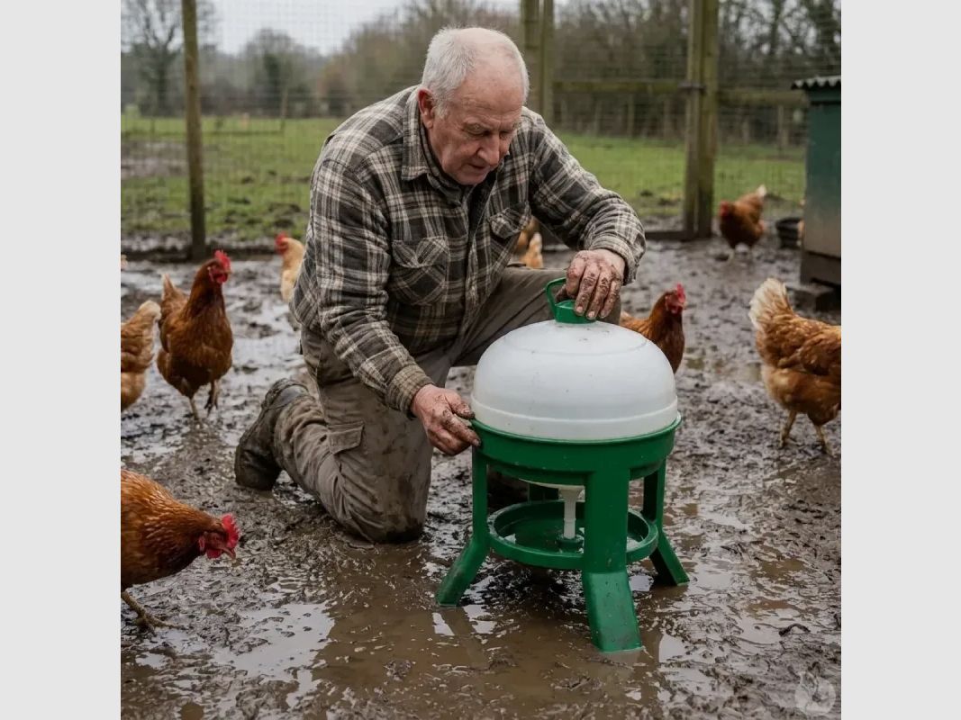 Abreuvoir à siphon sur pieds 20 Litres Gaun, image 8 sur 12