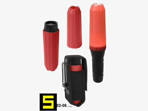 Taschenlampe mit Signalkegel