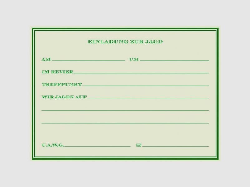 Jachtuitnodiging
