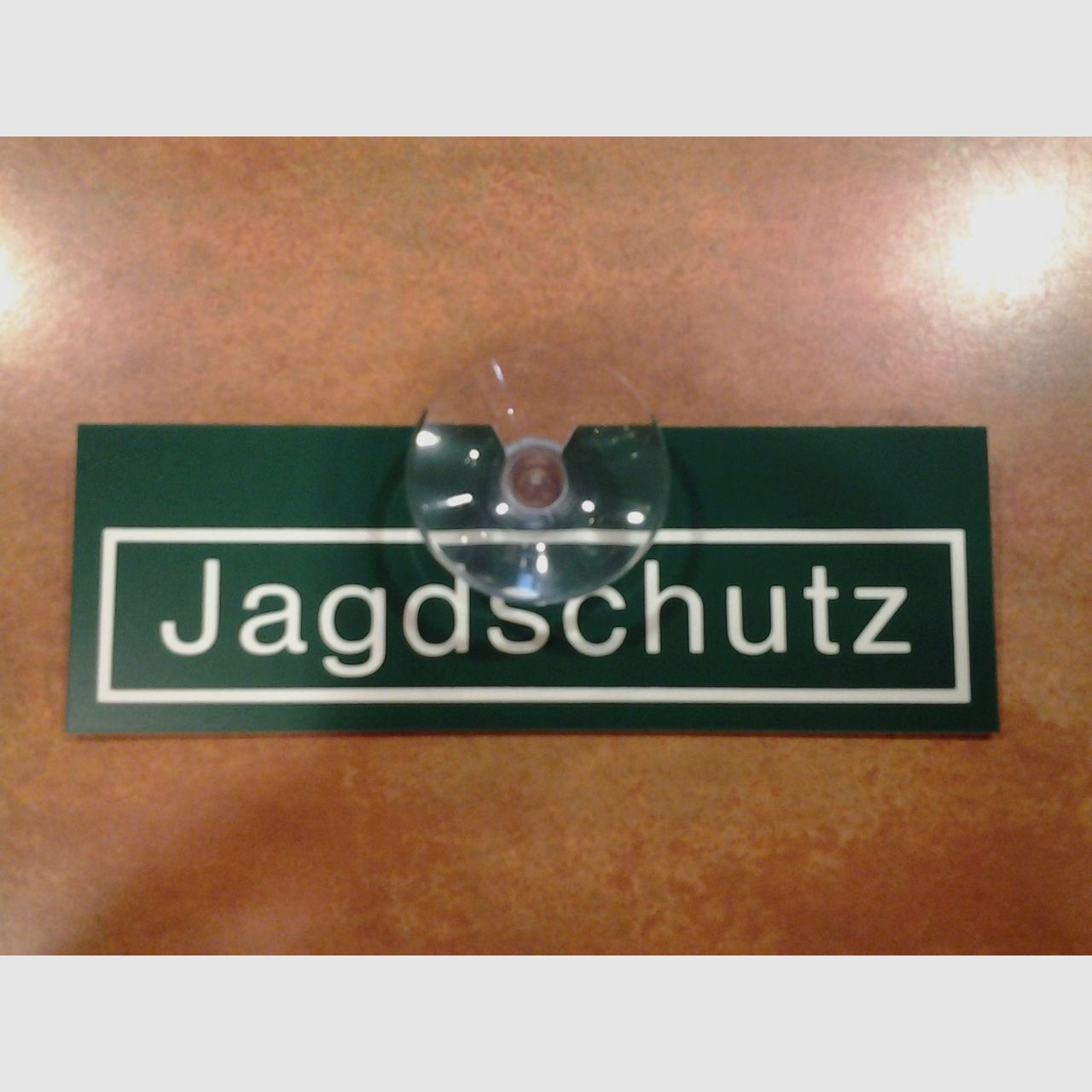Tabliczka na szybę samochodową Jagdschutz, zdjęcie 4 z 6