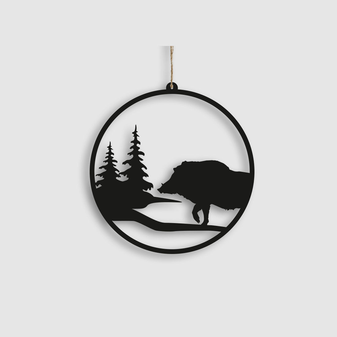 Decorative pendant "Wild Boar"
