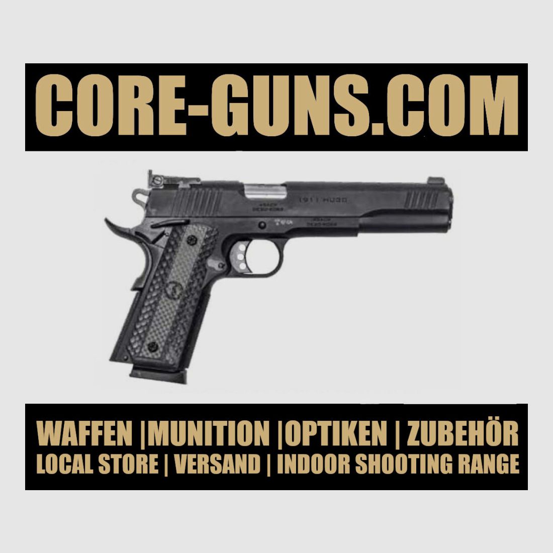 Schmeisser Hugo 1911 6" Kaliber 45ACP halbautomatische Pistole Made in Germany sofort verfügbar - Versand +20€ (UVP: 1699€)
