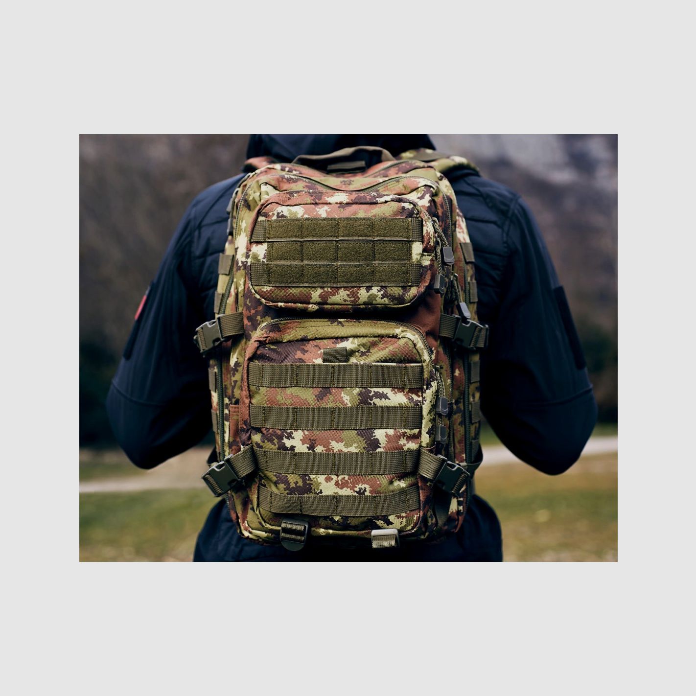 Outac Tactical Bull Rucksack 40 Liter vegetiert italienisch, Bild 3 von 3