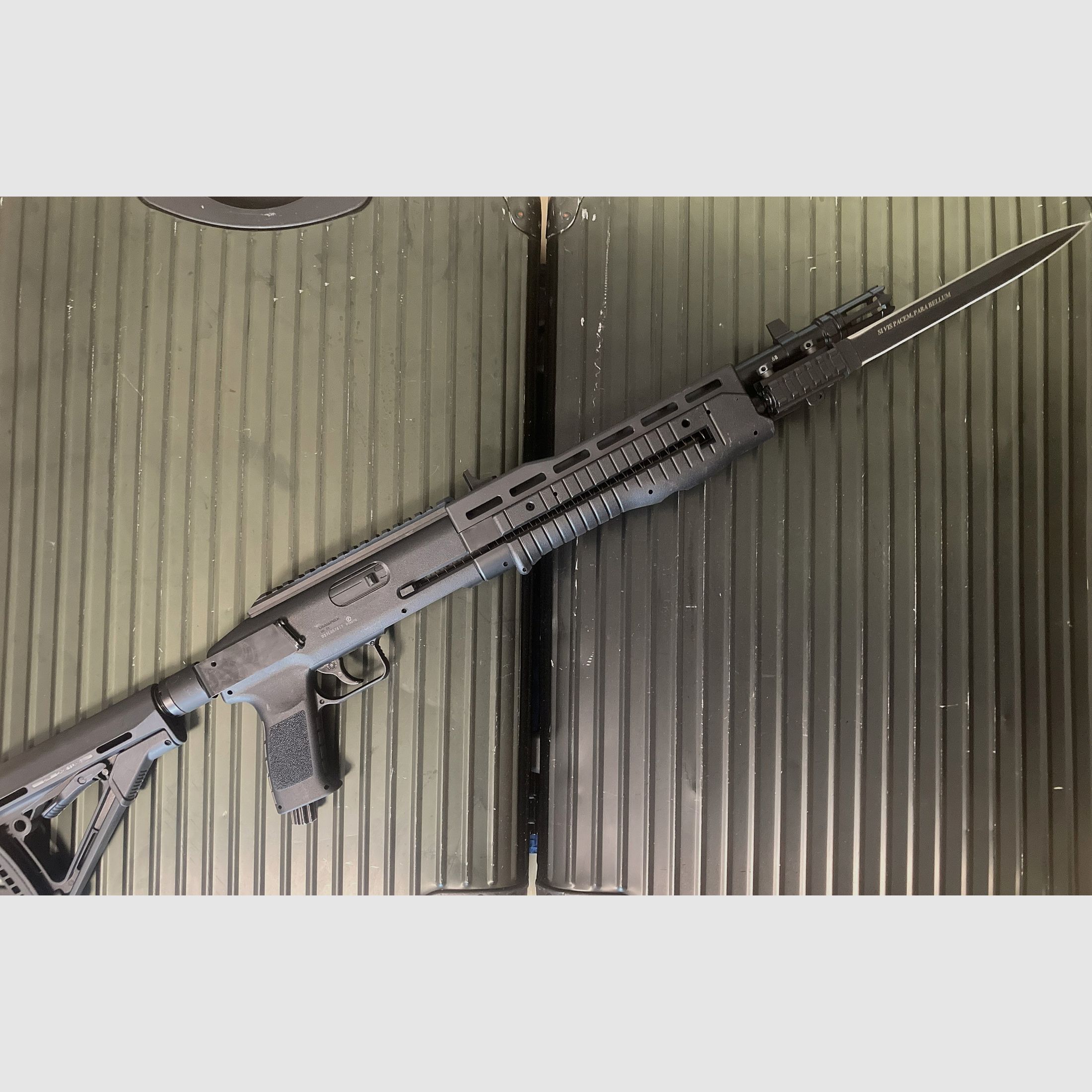 Uniwersalny bagnet Picatinny ze stali nierdzewnej, m.in. do Umarex HDR HDP HDB HDS, First Strike, Tippmann Home Defence itd.