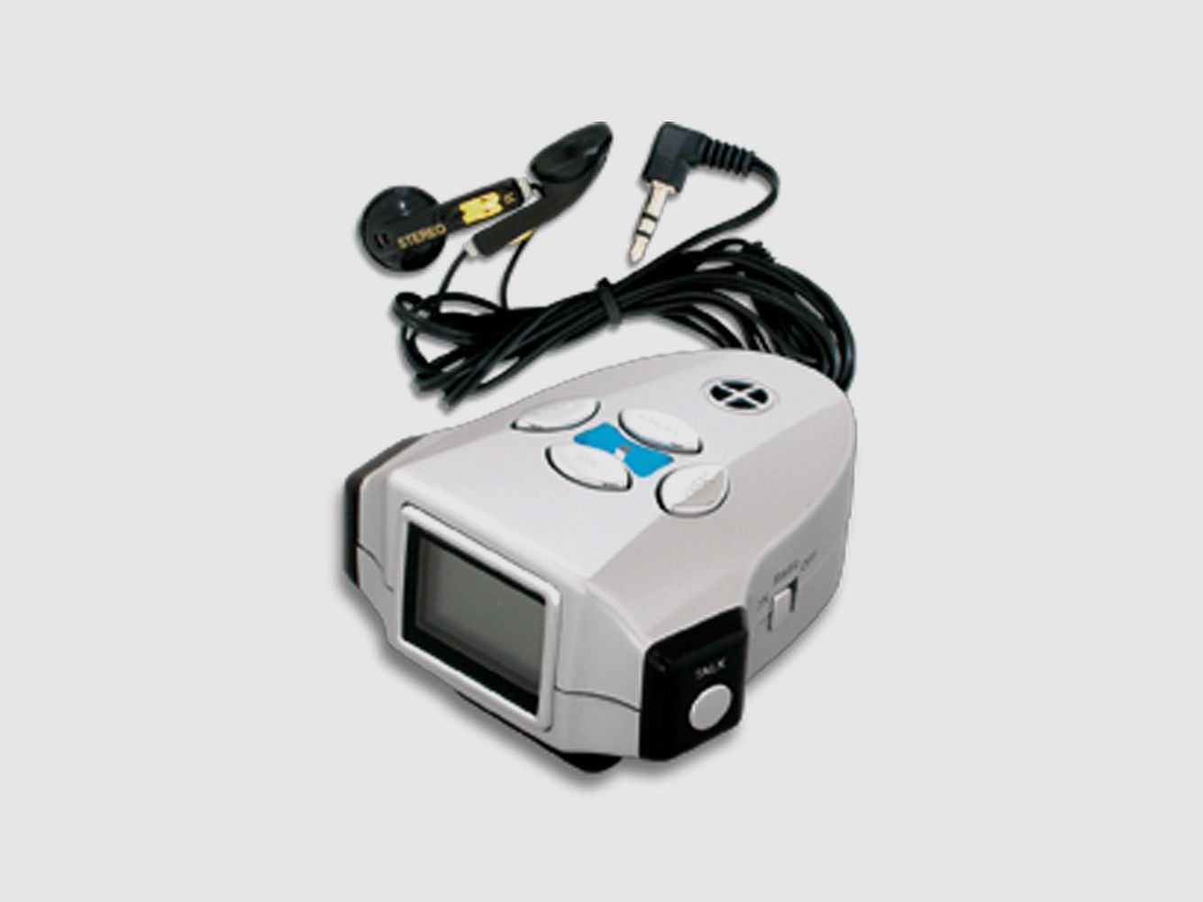 Pedometer step counter, calories, radio