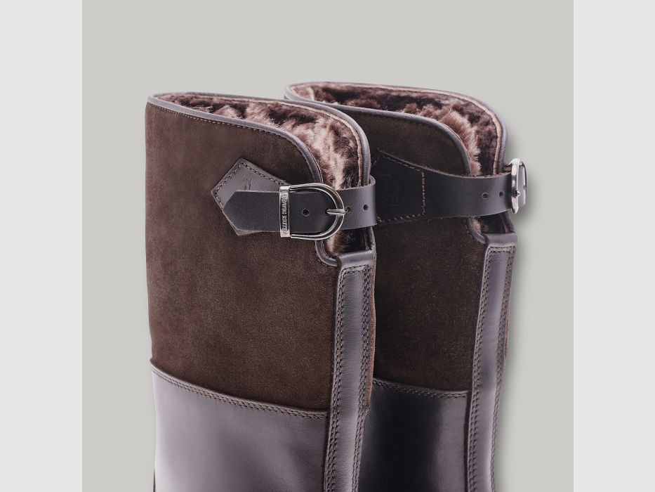 LUDWIG REITER Maronibrater® S.592-D-VD Juchtenleder/Veloursleder Mocca/Dunkelbraun, image 6 of 7