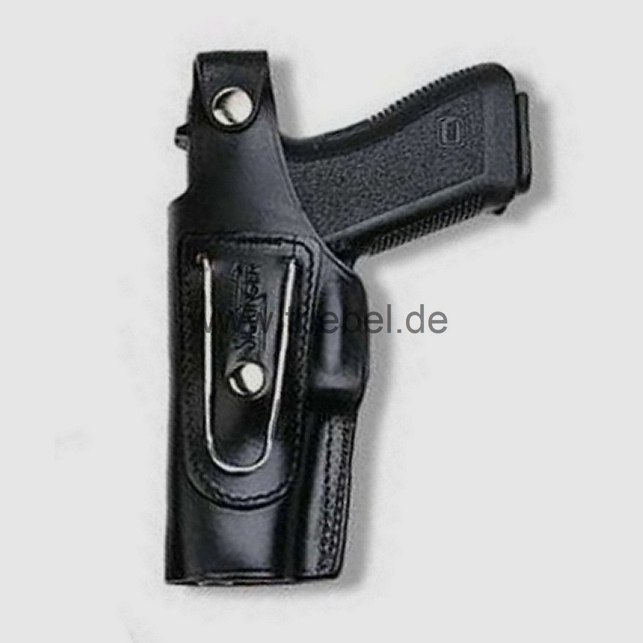 SICKINGER Holster (Leder) f. Rug.SP101 3 1/6'/Tau. 85 3' 62345 -G-Man schwarz, Bild 2 von 2