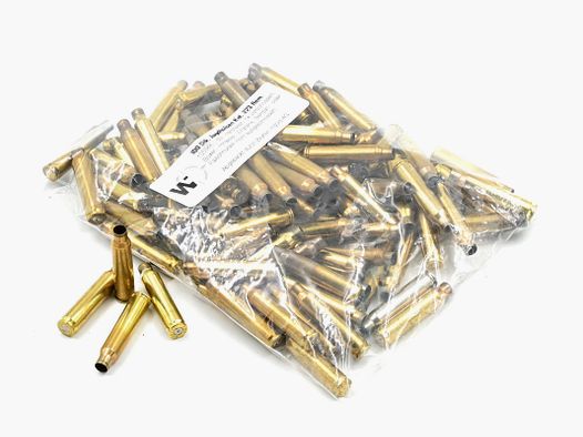 Jagdhülsen div. Hersteller .223 Rem., 100 Stk., Boxer, 1x verschossen