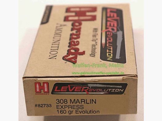 Hornady / USA Rifle cartridges/LeverEvolution .308 MARLIN EXPRESS