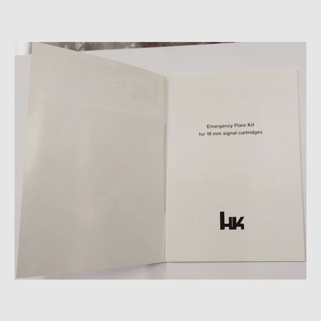 Heckler & Koch Bedienungsanleitung Heckler & Koch HK FHK19 Notsignalgerät Emergency Flare Kit for 19mm signal cartr