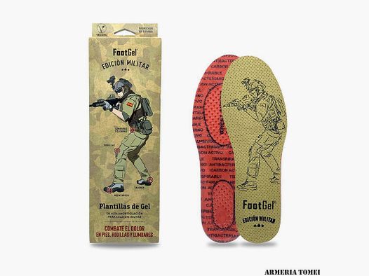 SOLETTE – FOOTGEL MILITARY EUCALIPTO