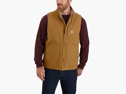 Carhartt Mock Neck Vest Men's Carhartt® Brown XL