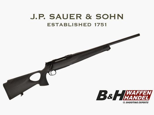Sauer 404 Synchro XT / kolba otwarta / napięcie ręczne / gwint tłumika / S404 karabin myśliwski z magazynkiem (por. 505)