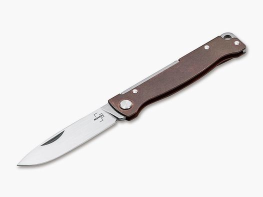 Cuchillo de bolsillo Atlas Copper Cuchillo de dos manos legal para llevar §42a