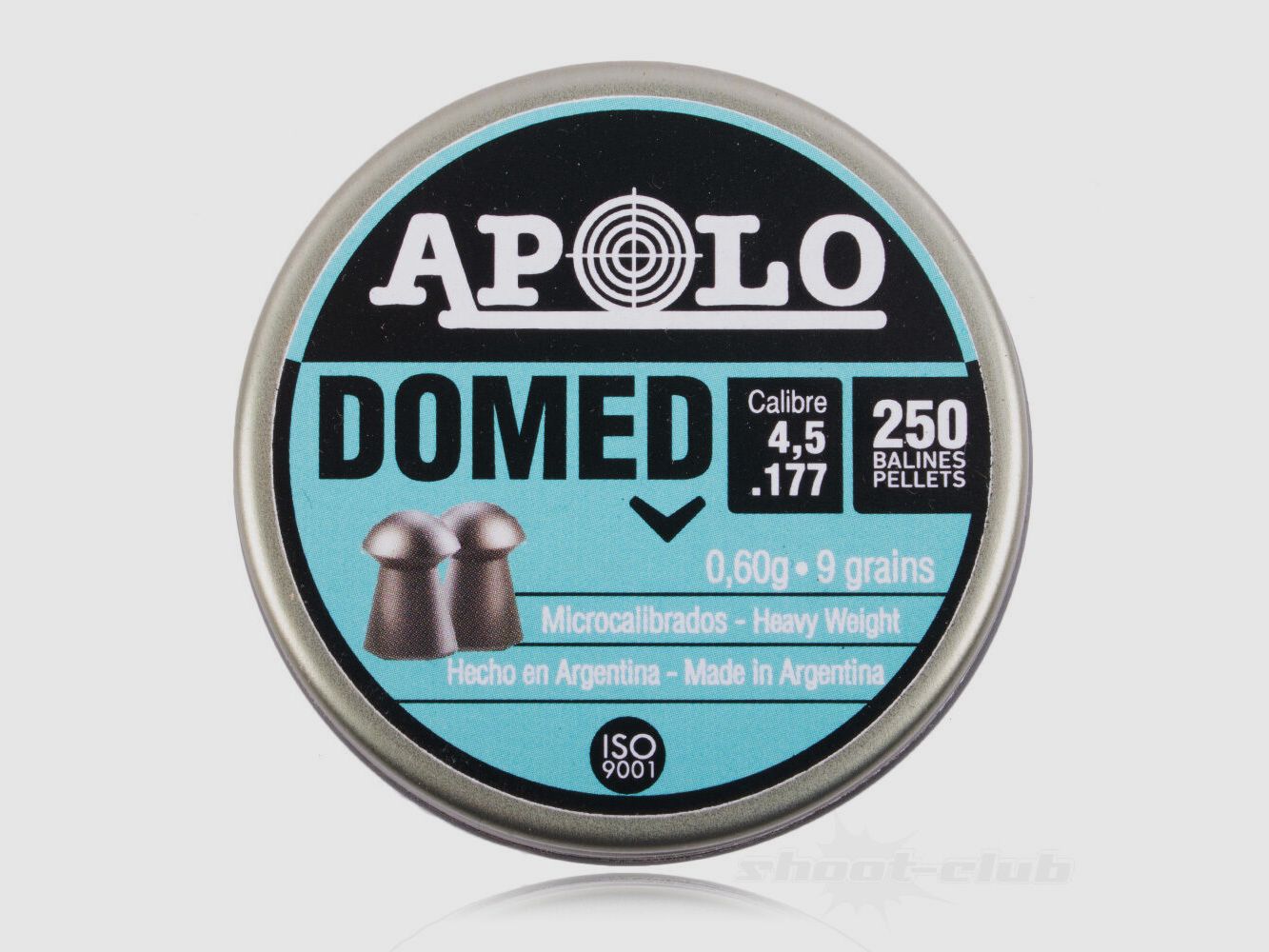 Apolo	 Apolo Domed Diabolo 4,5mm / 0,6 g / 250 Stk