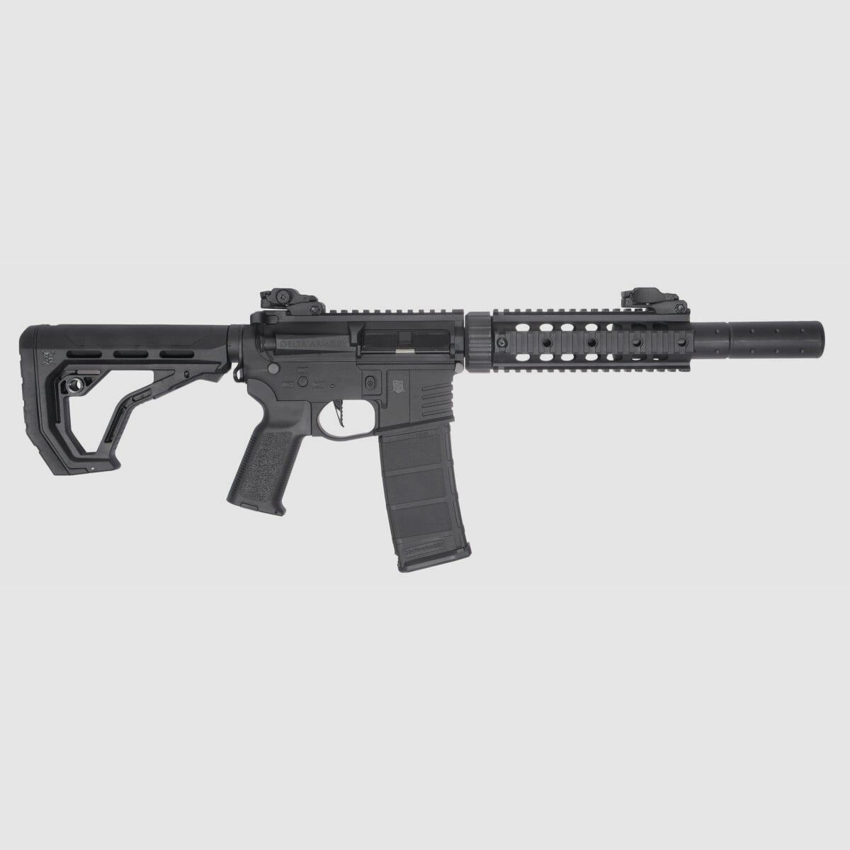 AR15 SilentOps 7 Zoll CHARLIE EAGLE ETU Schwarz S-AEG Softair Gewehr Frei ab 18 Jahren | Delta Armory