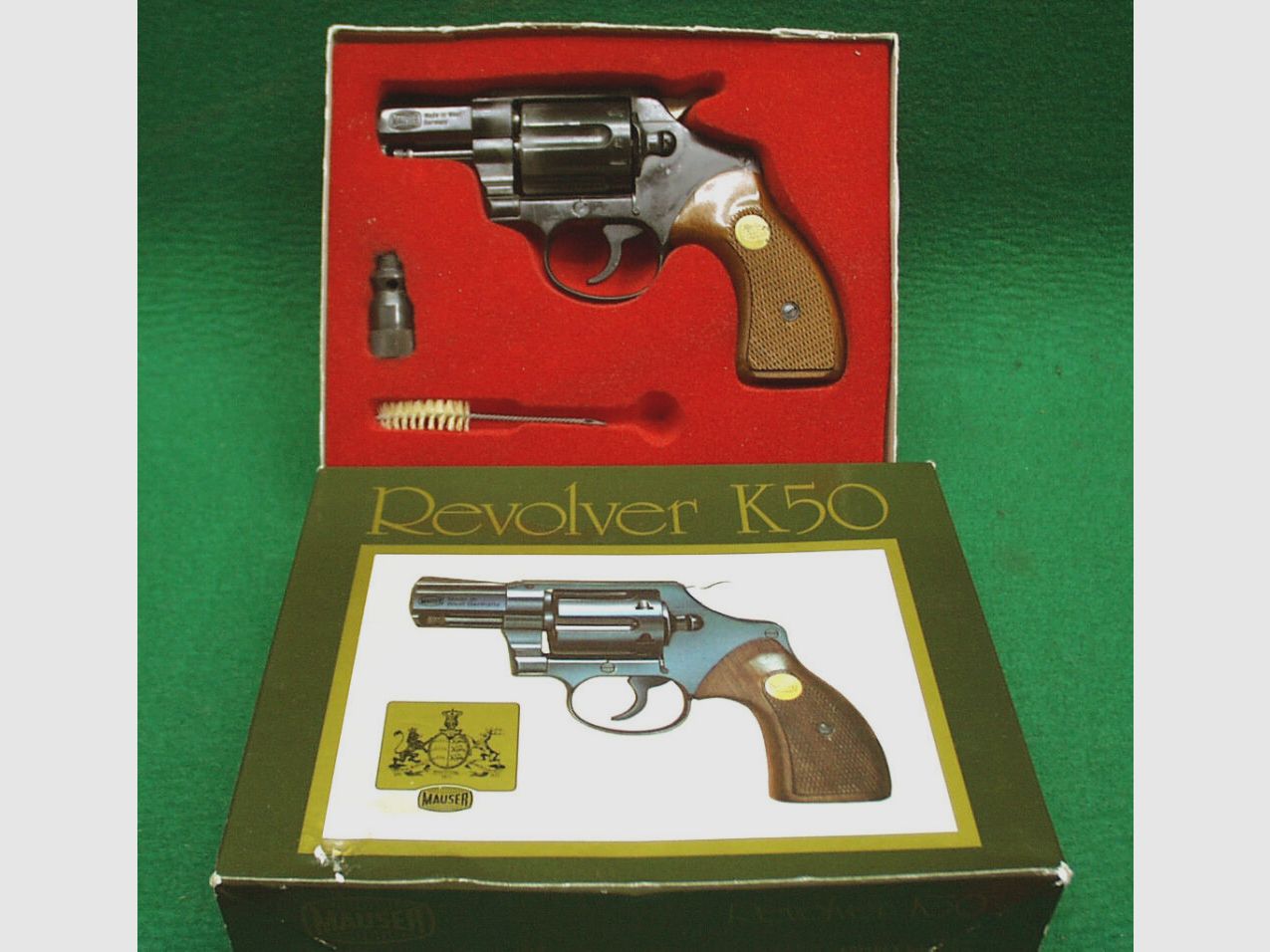 Mauser K50 pistolet alarmowy - Rewolwer K50