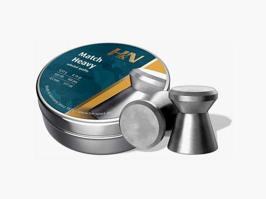 H&N 500 Diabolos 4,5mm Heavy Match - HN DIABOLOS MATCH 4,50 HEAVY BTE/500