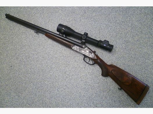 Zamek boczny - Drilling F.W. Heym 16/70 i 7x57R