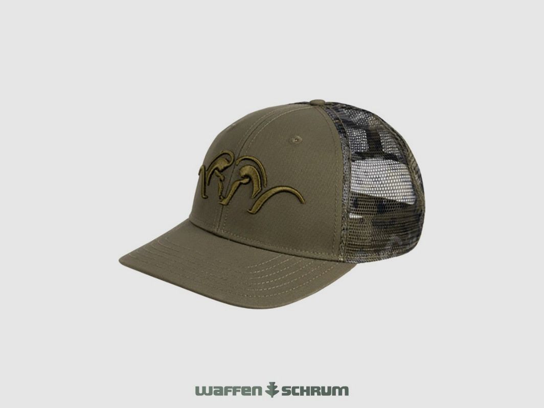 Blaser Cap Mesh Camo  Dunkel Oliv