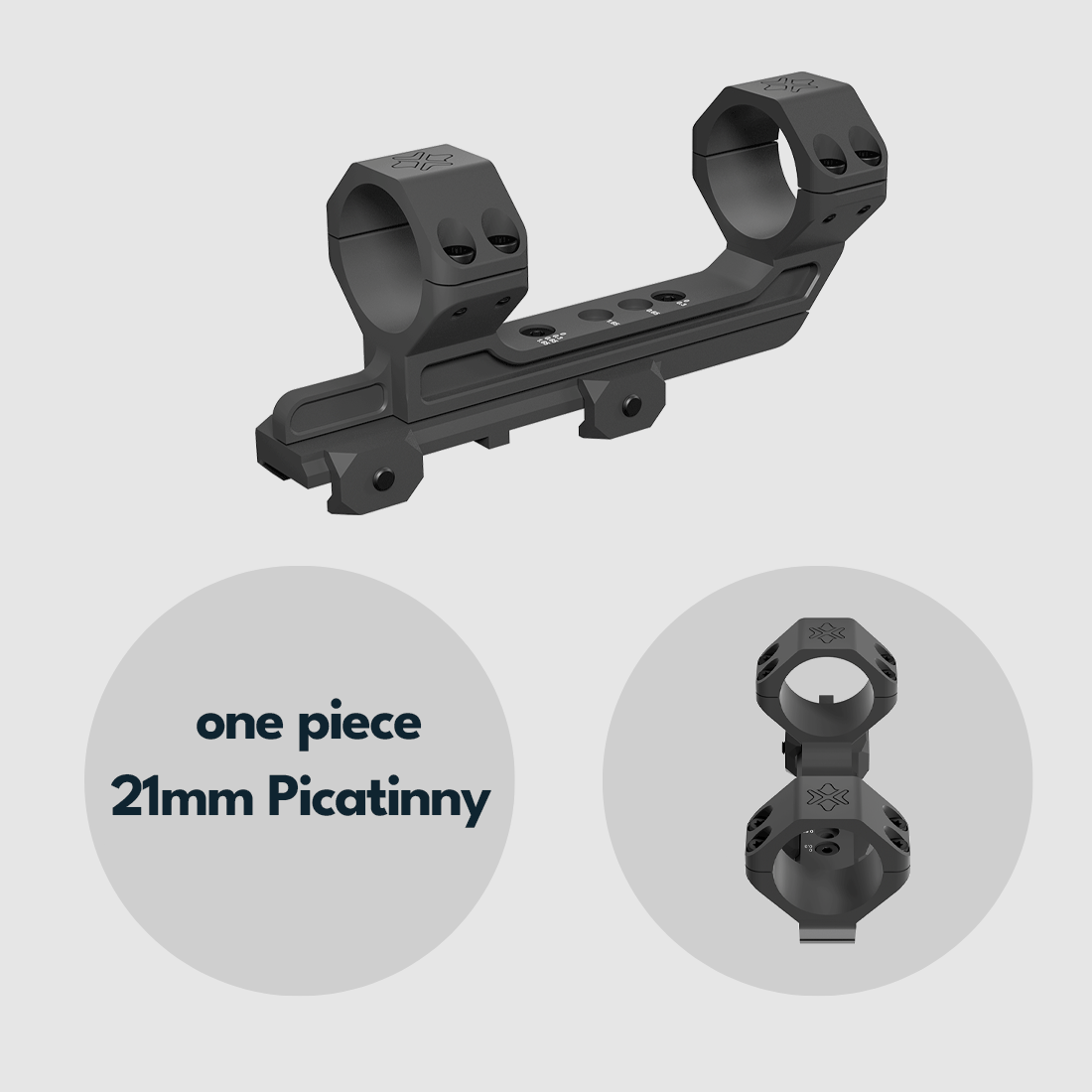 Vector Optics XASR-3037 Verstellbare Extended X-Akku Blockmontage für 30mm Tubus h=38mm