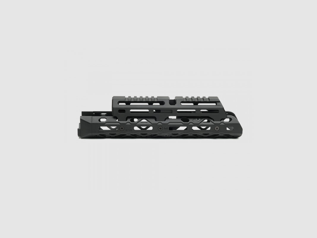 KPYK Medium AK M-LOK Handschutz mit langem Gasrohrcover CRC 1U020B Black Schwarz