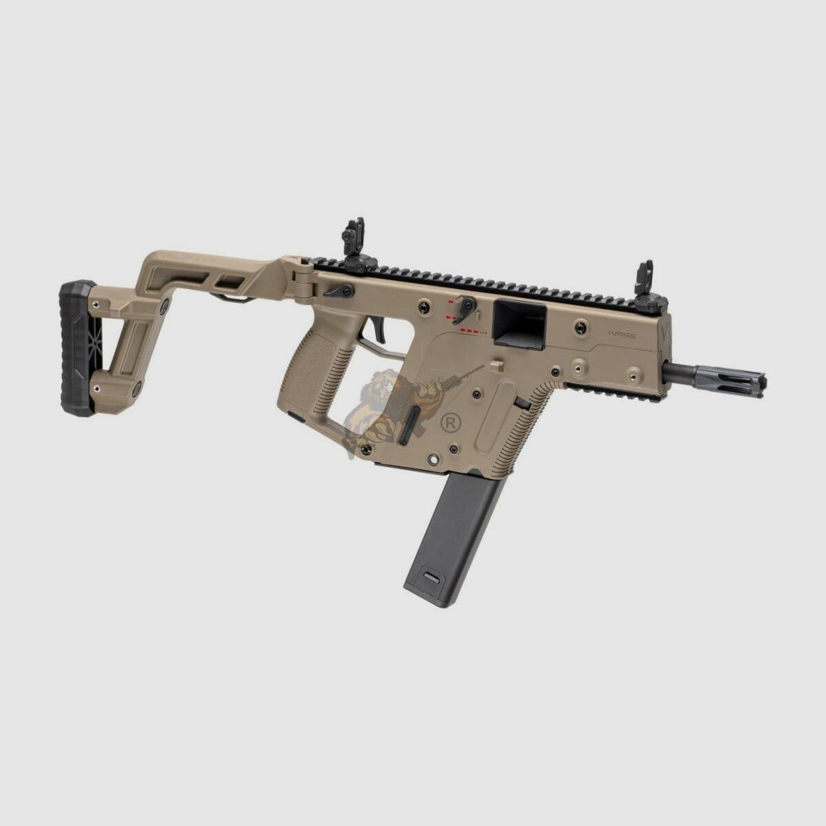 Kriss Vector V2 Airsoft en Dark Earth - max. 0,5 Joule (Krytac)