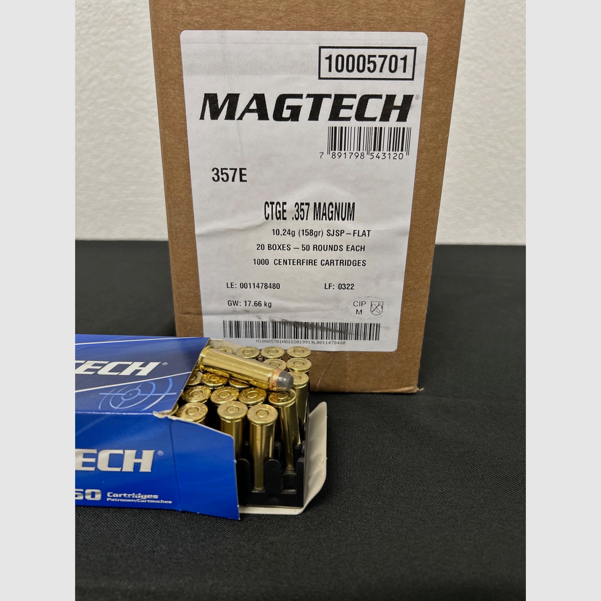 Magtech .357  SJSP 10,2g/158grs. 