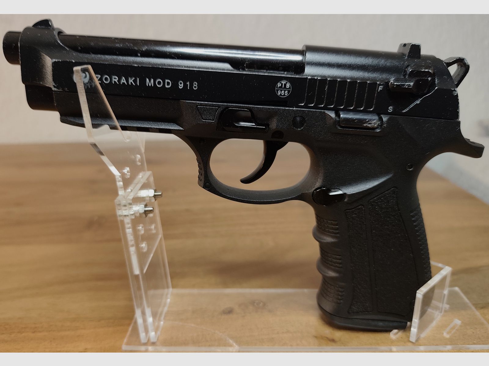 Zoraki 918 Kaliber 9mm P.AK. PTB 965 OVP + Munitie