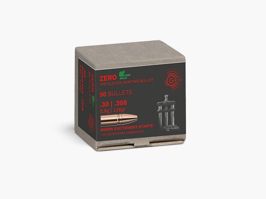 GECO Bullet .30 8.8g 136gr GECO ZERO Lead-Free 50pcs