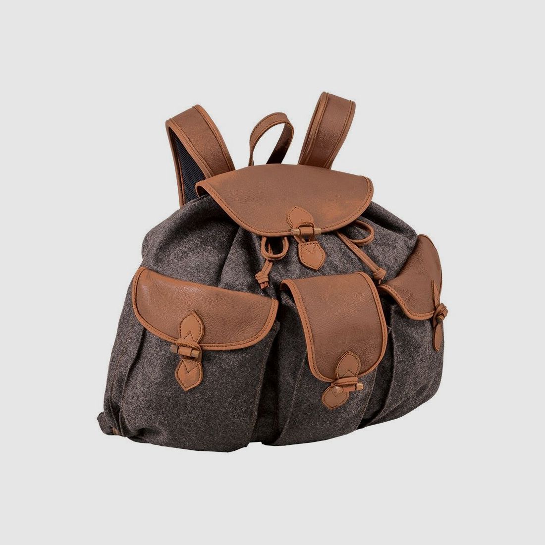 AKAH Lodenrucksack de Luxe mit Elchleder