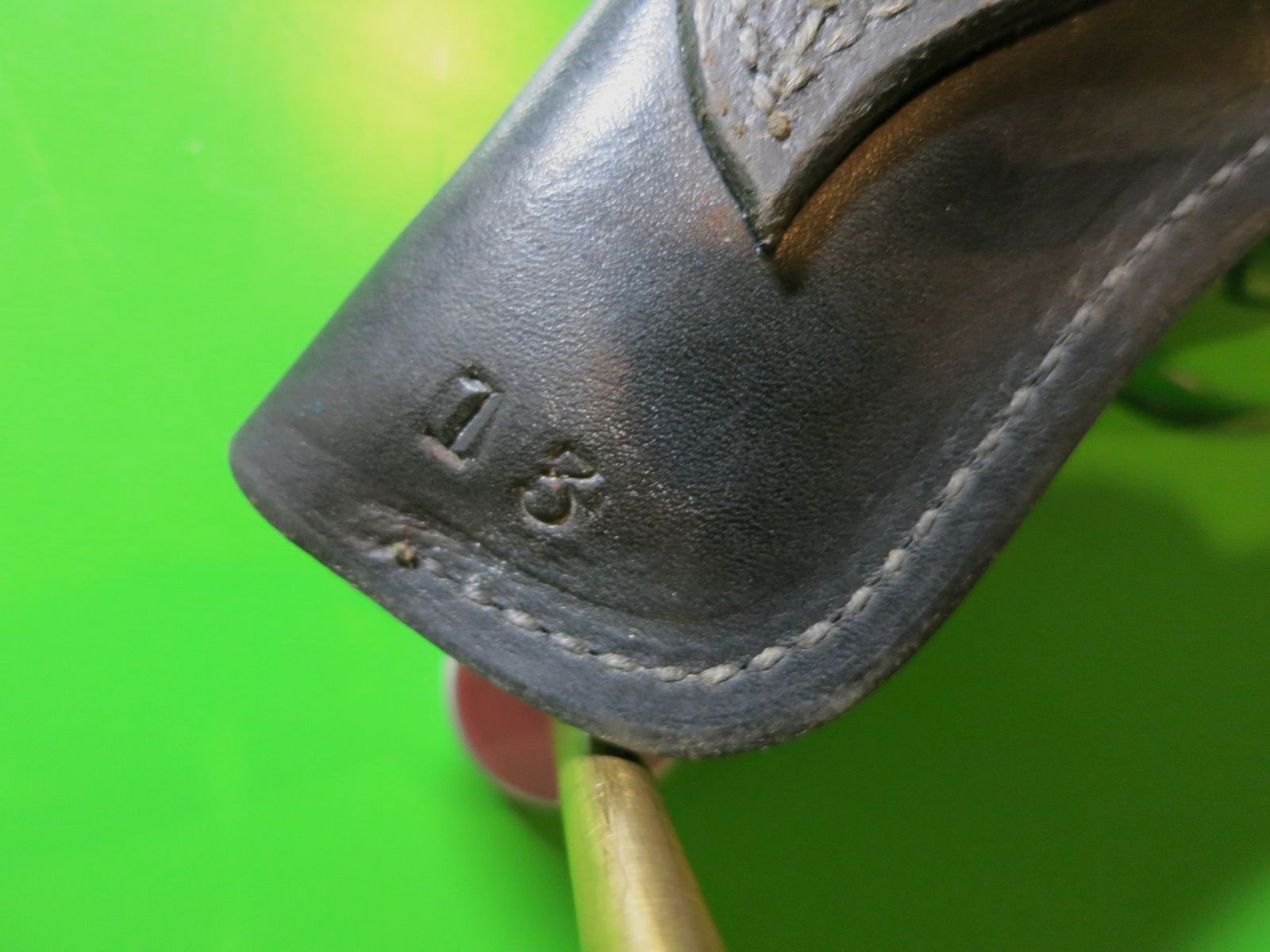 Pistolen/Revolver-Holster COLT Made in U.S.A., Nr. 13, Gürtelholster, Taschenpistole