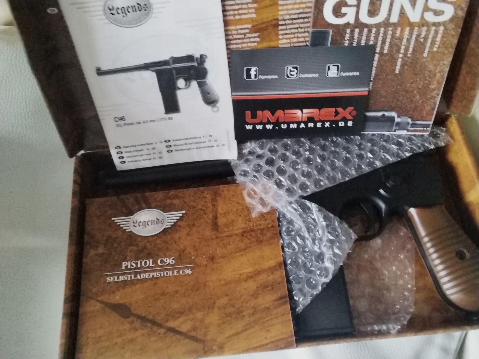UMAREX Legends PISTOL C96 NEUF
