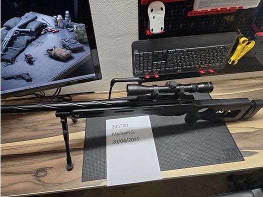Well SV98 (MB4416D) Feder-Repetiergewehr mit Zweibein und Zielfernrohr