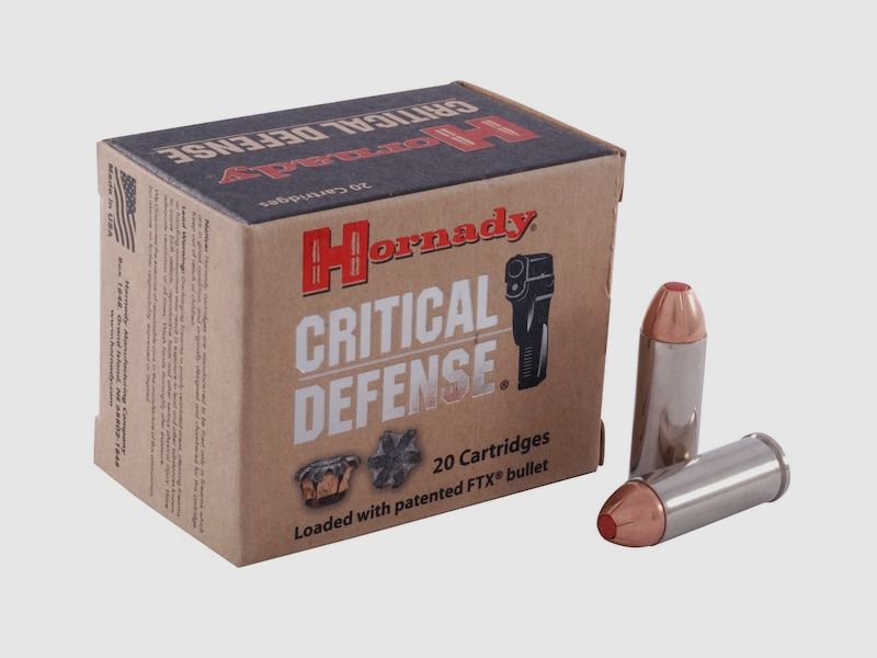 Hornady Critical Defense .45 Colt 185GR FTX 20 Patronen
