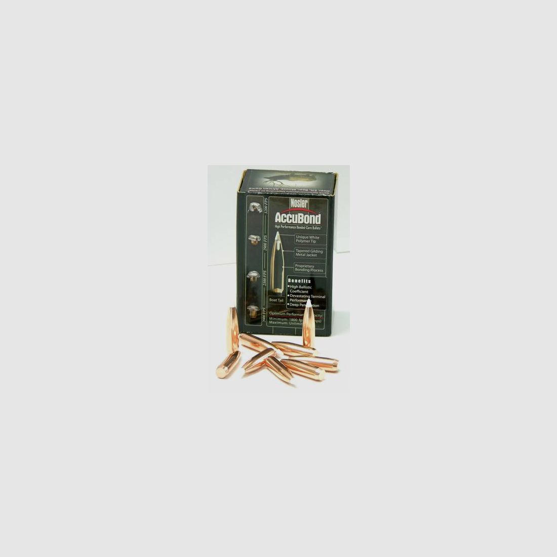NOSLER Geschosse ACCUBOND Kal.308 - 200gr 50Stk 54618