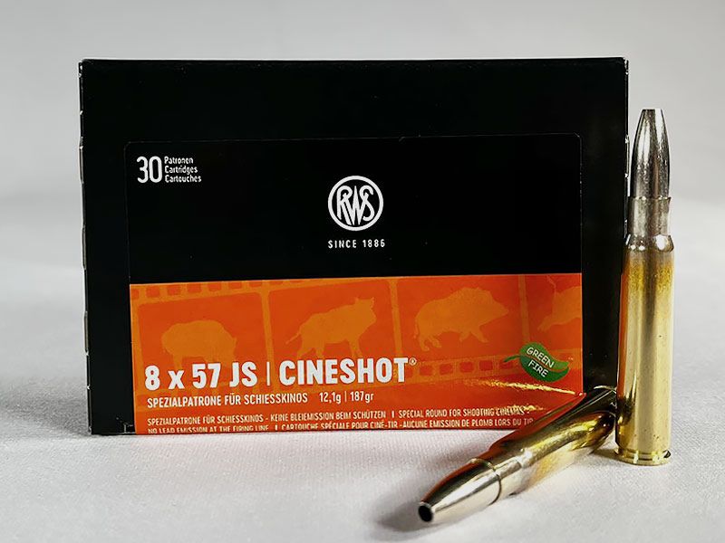 RWS CINESHOT 8 x 57 IS 1 Packung (30 Schuss á 1,096 €*)