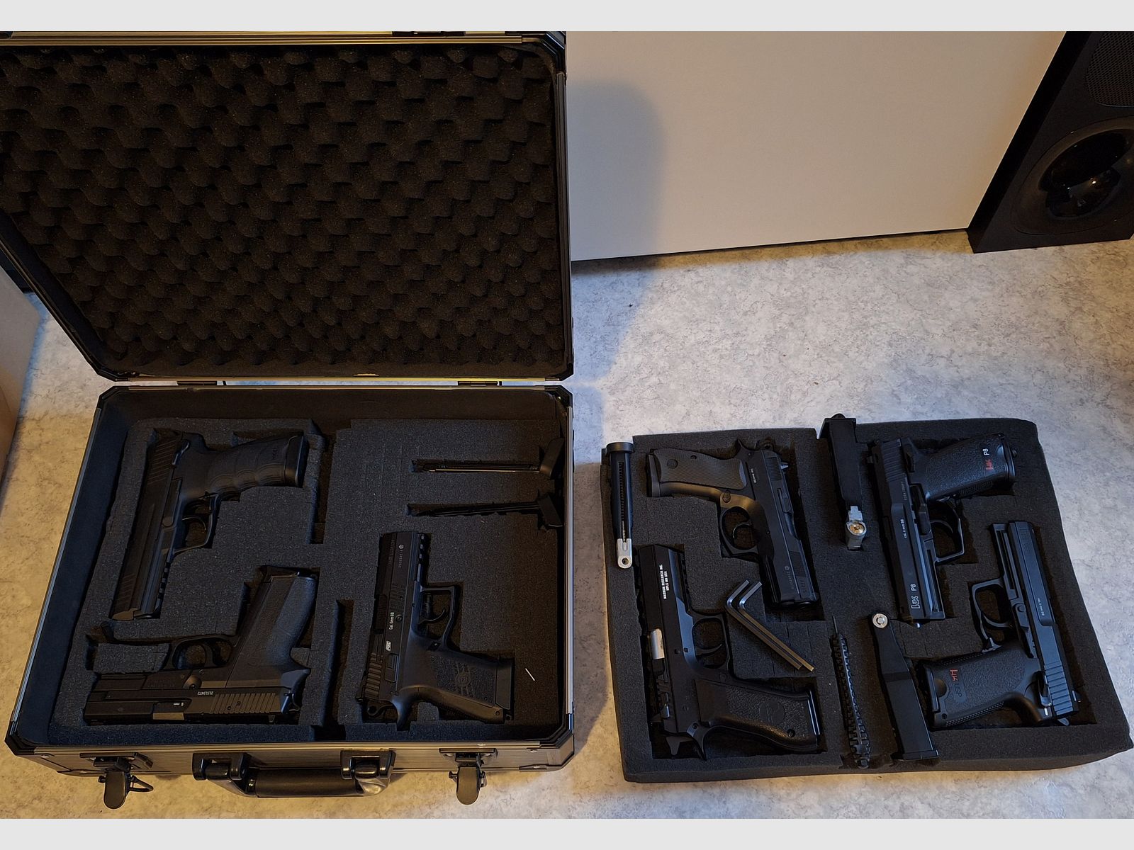 Airsoft Softair Pistolen Sammlung neuwertig (USP, P8, Desert Eagle)