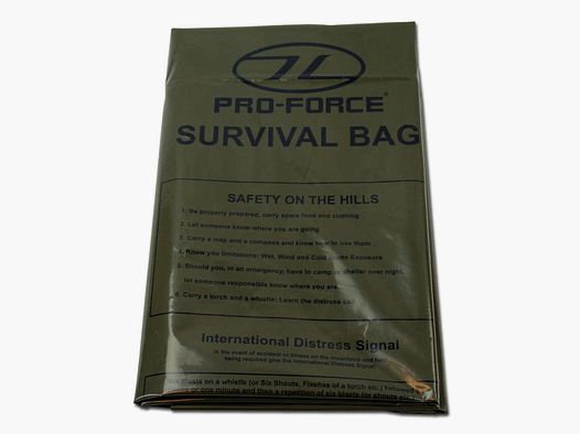 Pro-Force Highlander Rettungssack oliv