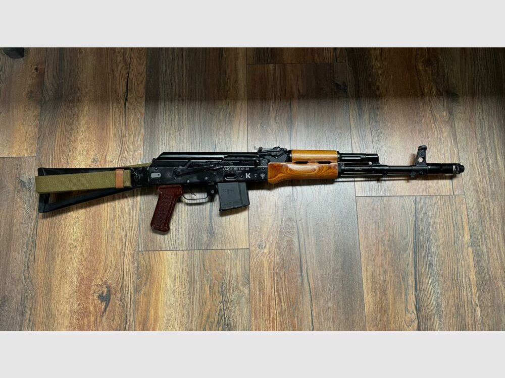 MGBs Sondermodell Izhmash Saiga MK 102 Retro - halbautom. Büchse .223Rem sportlich zugelassen! - mit Klappschaft! - zivile Version - System AKM AK47 AK74