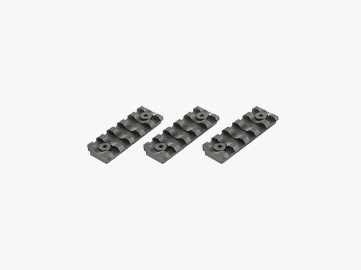 Set di 3 rotaie Keymod con 5 slot