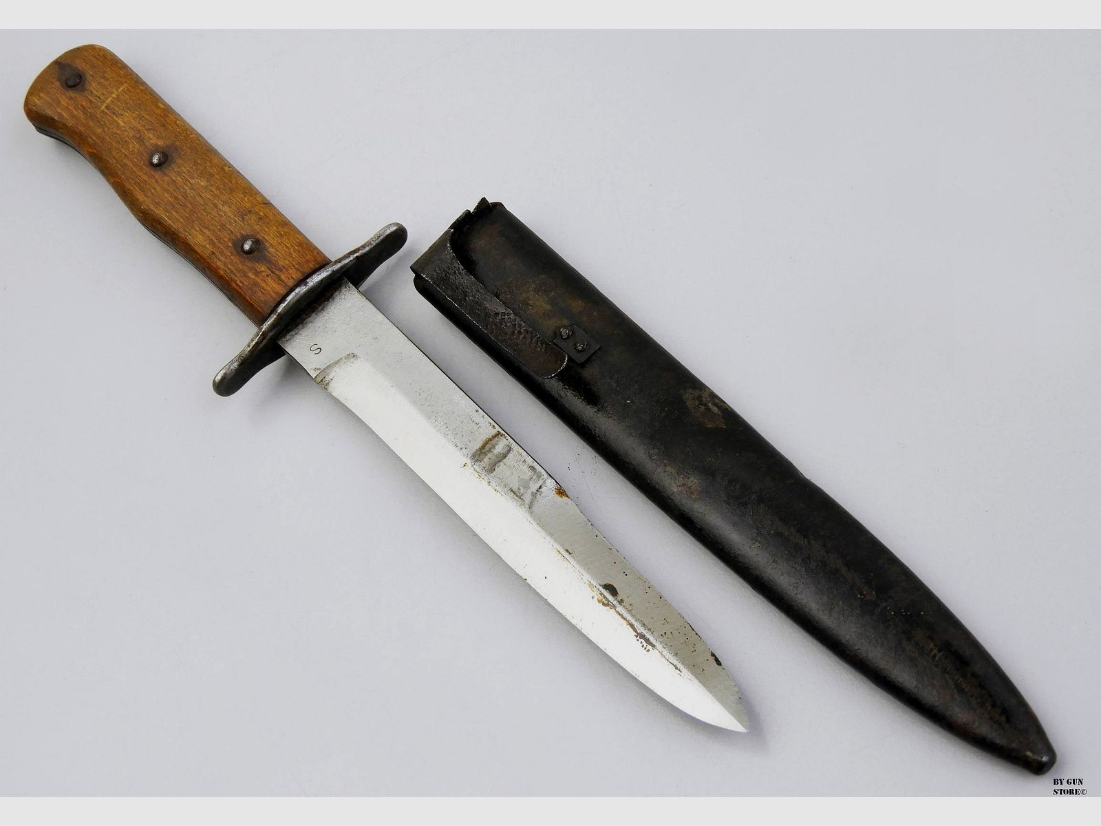 Aanvalsmes KAMPFMESSER M.42 LW Luftwaffe SS – Tweede Wereldoorlog, afbeelding 6 van 6
