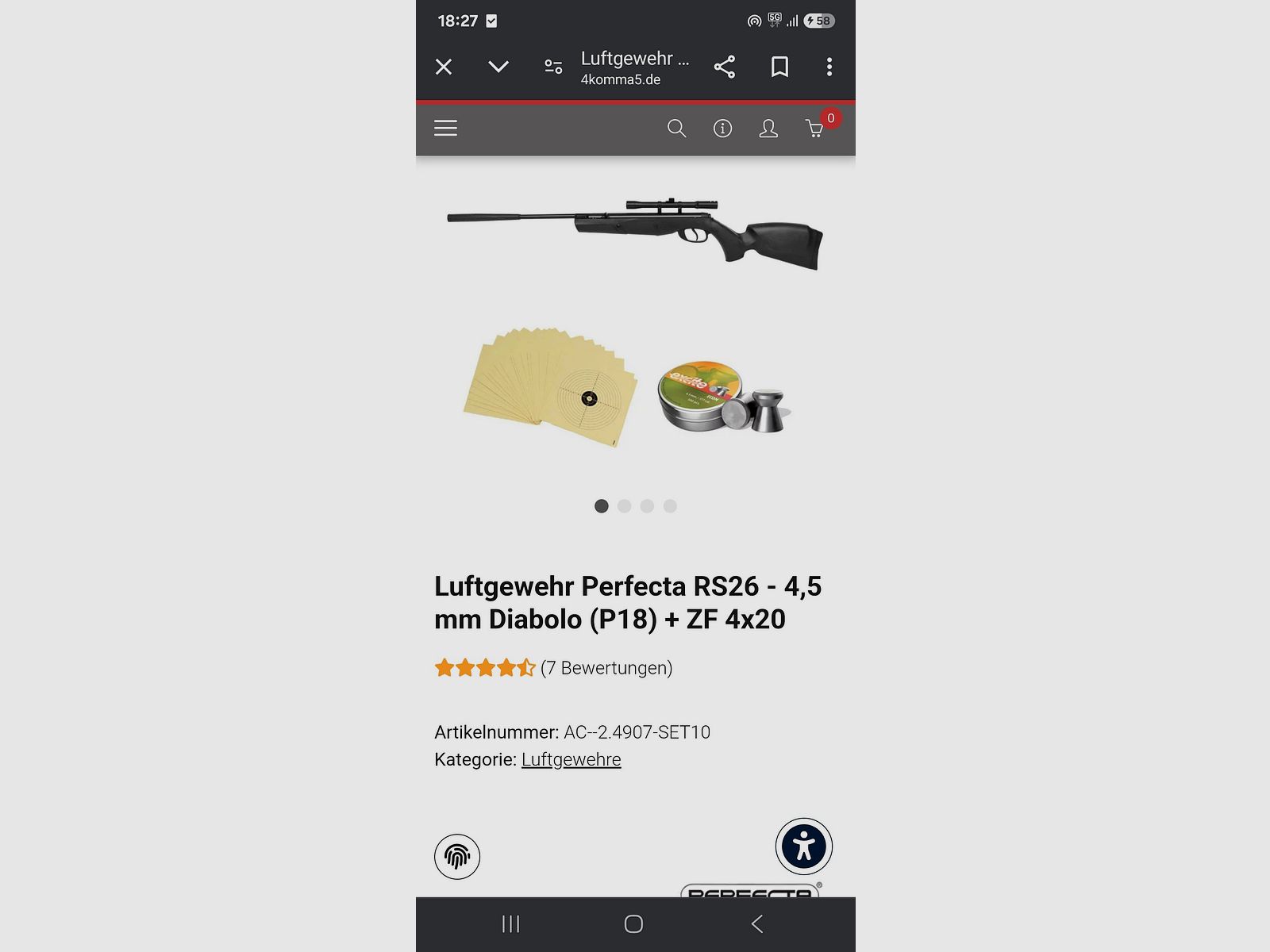 Luftgewehr Perfekta
