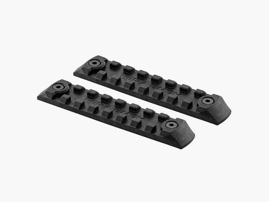Set de 2 rails picatinny en polymère compatible Keymod – Noir
