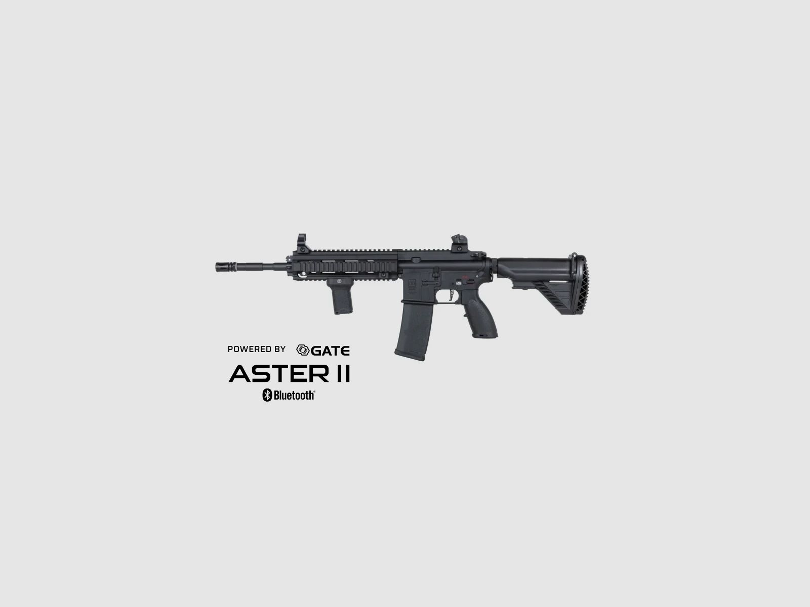 SA Carbine RIS 10.5" (SA-PH21 PRIME™ Aster II ETU BLDC™) Rifle Airsoft Libre a partir de 18 - Negro -F-