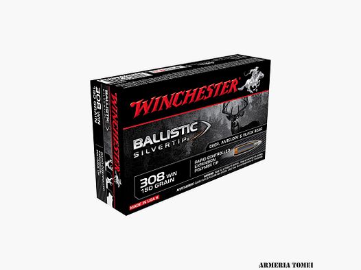 WINCHESTER – 308 WIN 150GR BALLISTIC SILVERTIP