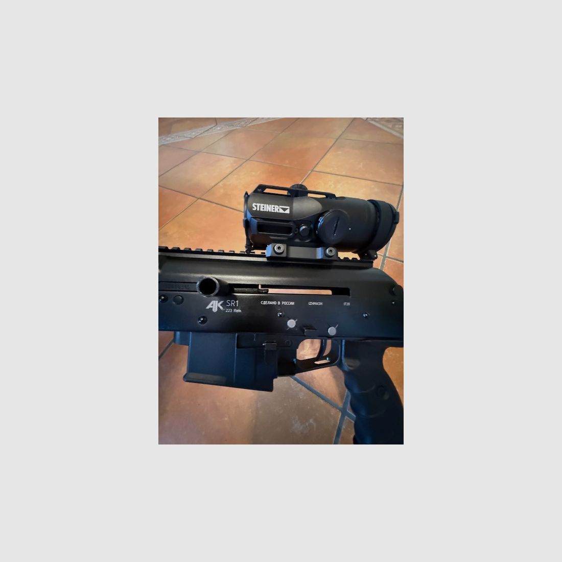 Izhmash Saiga Kalashnikov SR1 – .223 Rem. – Incl. Steiner S432 optics – Top condition RARITY