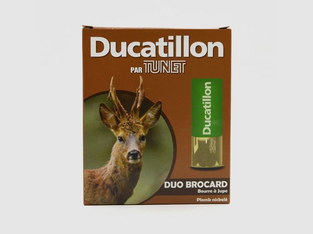 Boite de 10 cartouches cal.12/70 bourre jupe "Duo Brocard" 390m/s, image 1 sur 6