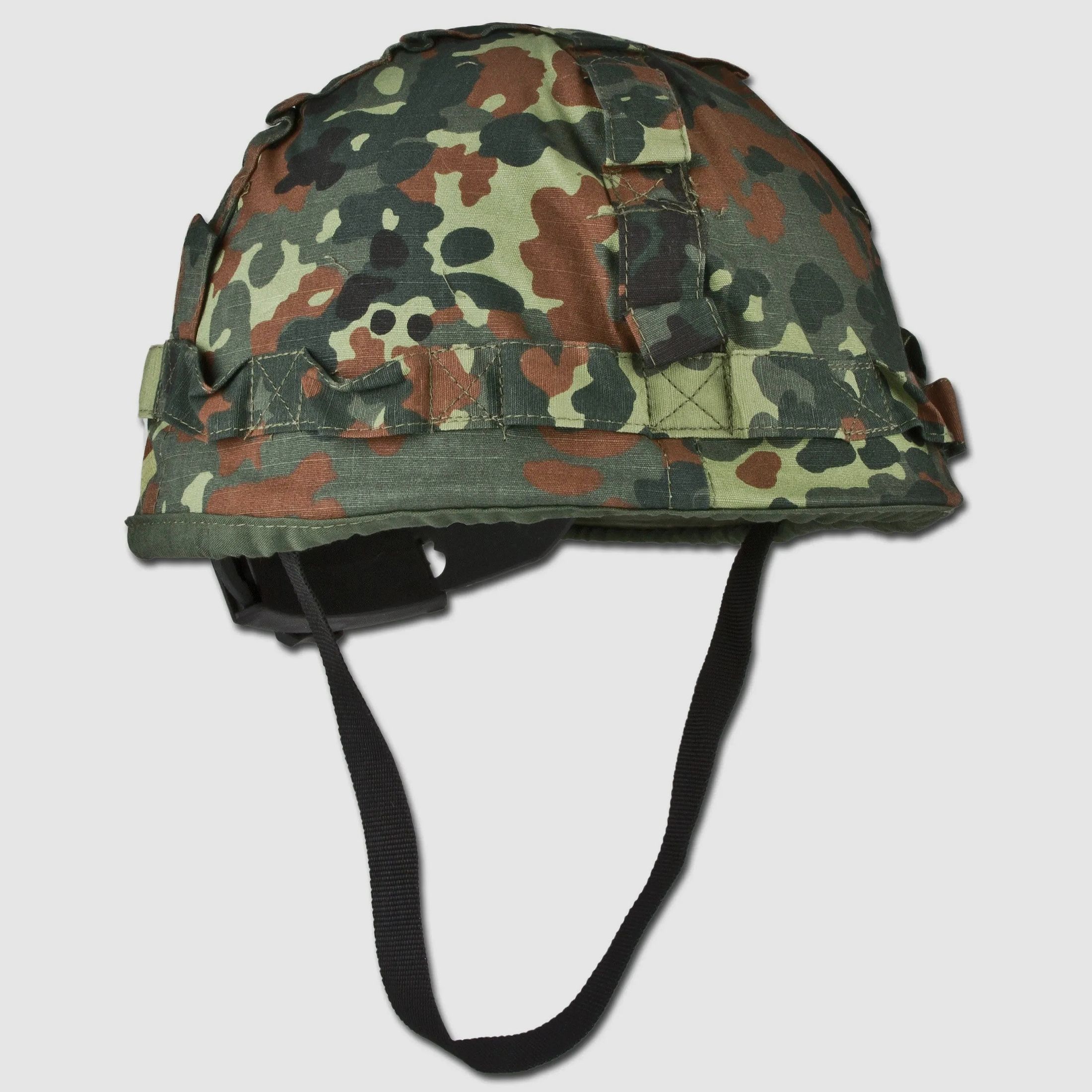 MFH Kunststoffhelm mit Helmbezug